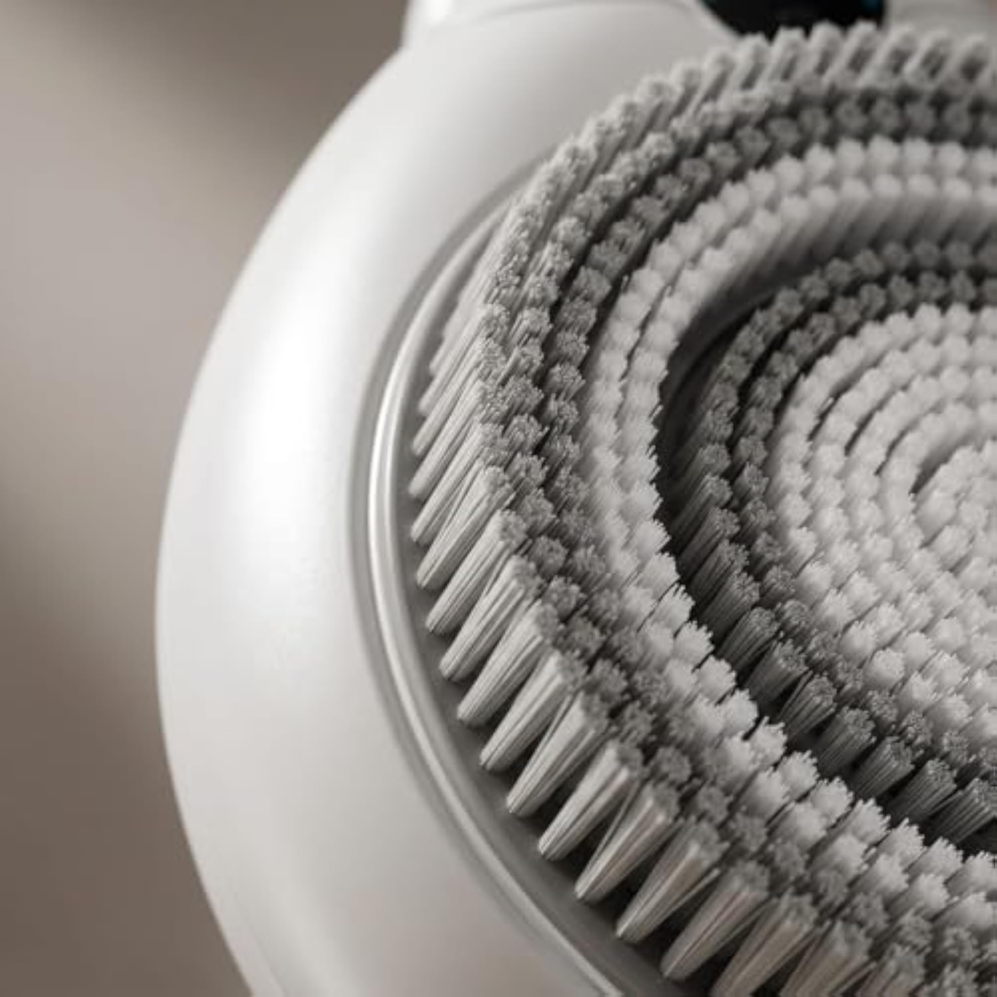 Adjustable Height Electric Bath Scrubber with Round Brush Head